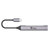 Hub Multipuerto Stylos 4 En 1 Usb Tipo C A 3 Puertos Usb (Stcbhub42g)
